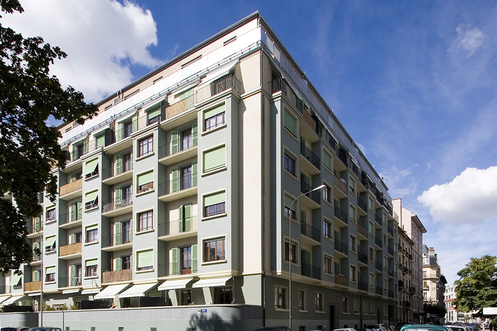 Transformation et rénovation des façades,Bd Yvoi,rue des Bains